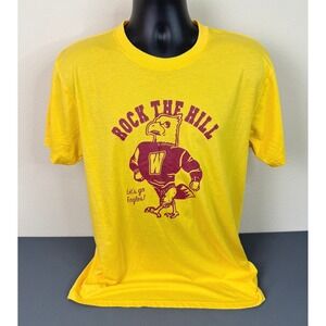 Homefield Men's Rock The Hill Graphic Crew Short Sleeve T-Shirt Yellow Large